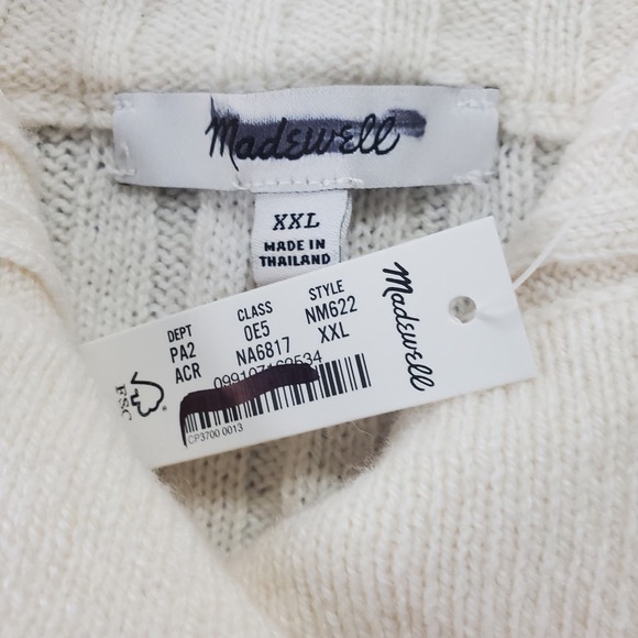 Madewell Oversize-Collar Cardigan Sweater - Picture 6 of 10